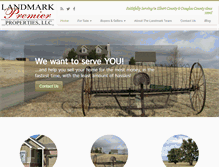 Tablet Screenshot of landmarkpremier.com